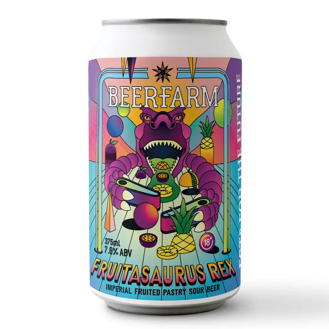 Can of Fruitasaurus Rex by Beerfarm