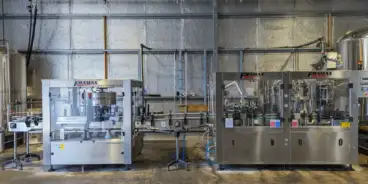 Eagle Bay's Framax bottling line and labeller
