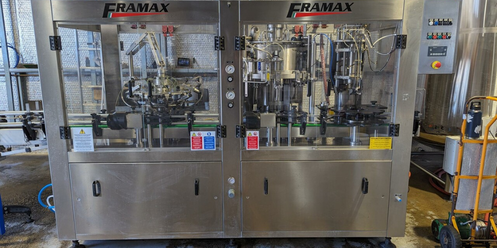 Framax bottling line and labeller