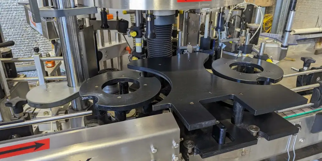 Framax bottling line and labeller