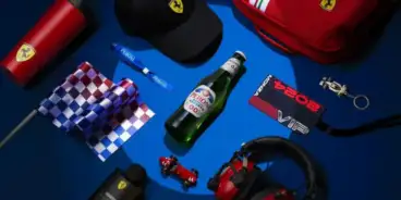 Peroni Nastro Azzurro 0.0% partnership with Ferrari