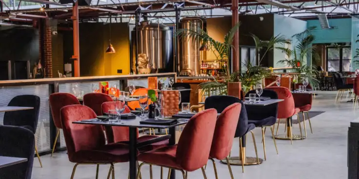 Interior dining area at Blasta Brewing Gastrobrewery