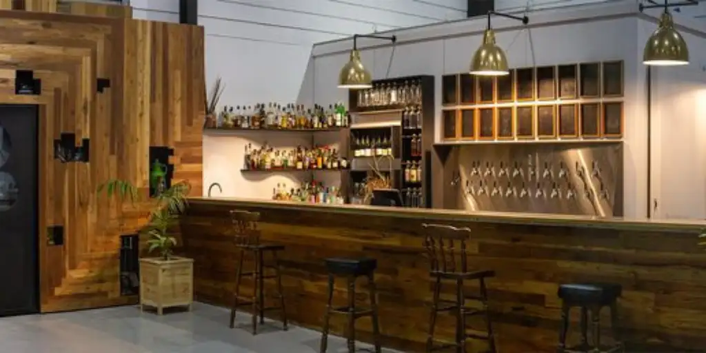 Bar at Beer No Evil & Lone Gum's venue