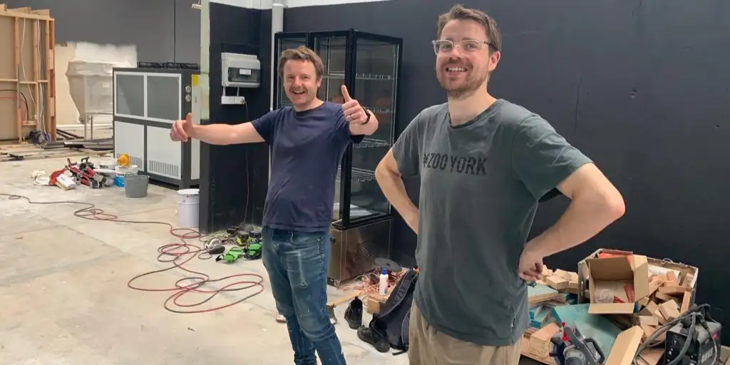 Ben and Matt, the founders of Smart Brothers Brewing