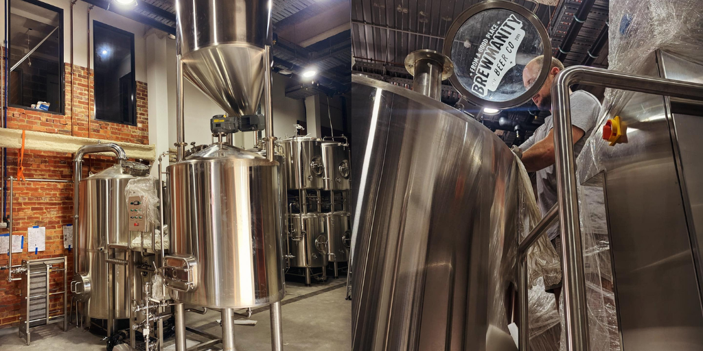 Brewmanity's brewing tanks