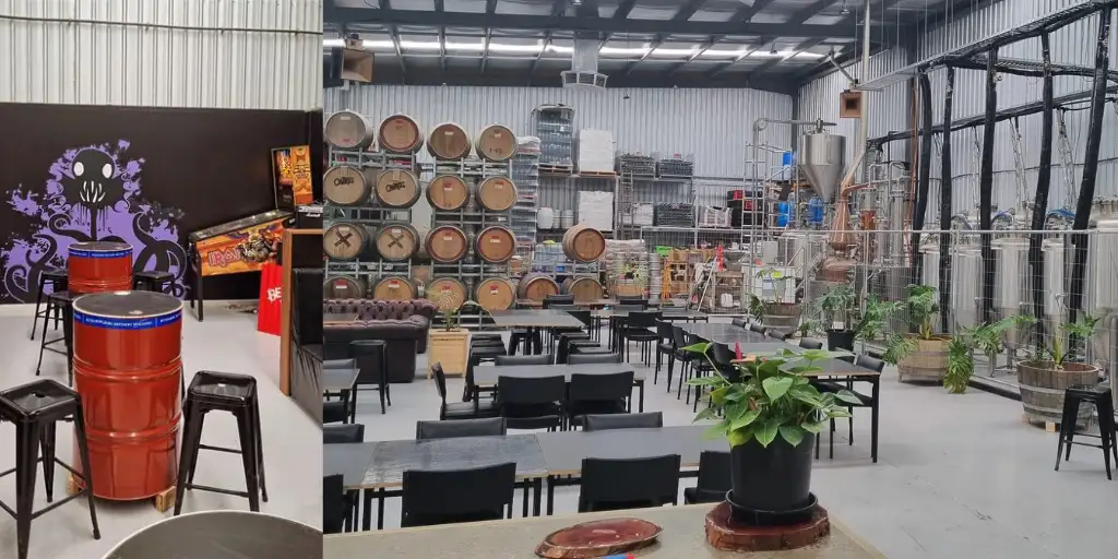 Interior of Beer No Evil & Lone Gum's new venue