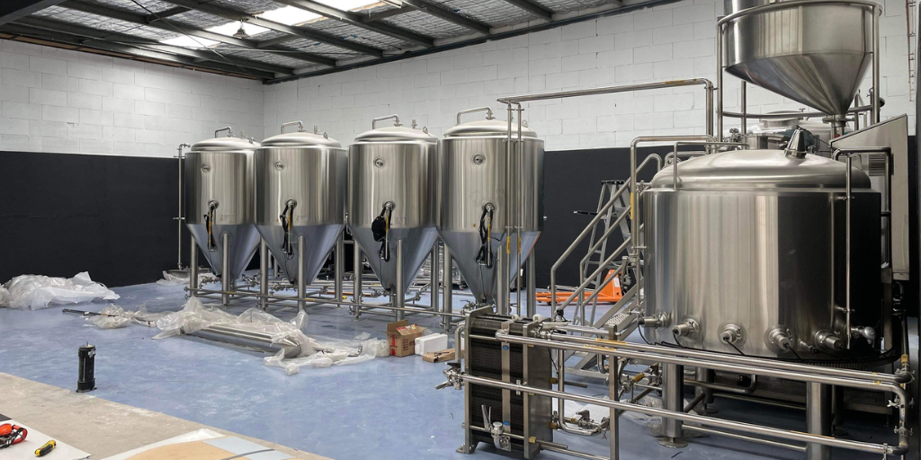 Smart Brothers Brewing's tanks