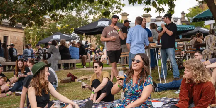 People at The High Country Hop 2023